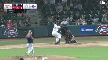 Yophery Rodriguez homers (2) on a fly ball to right center field.