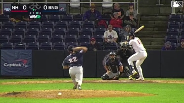 John Bay homers (3) on a fly ball to left field.