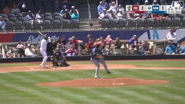 Angel Ortiz homers (2) on a line drive to right center field.