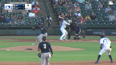 Lucas Spence homers (4) on a fly ball to left center field. Yamal Encarnacion scores.
