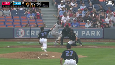 Trevor Cohen singles on a ground ball to shortstop Dean Curley. Jancel Villarroel scores.