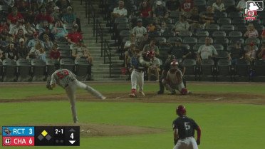 Peyton Stovall doubles (3) on a ground ball to right fielder Eddie Micheletti Jr. Cade Hunter scores.
