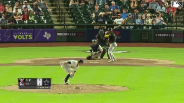 Mason McCoy homers (4) on a fly ball to left field.