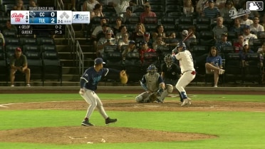 Jake Gelof homers (15) on a fly ball to left field.
