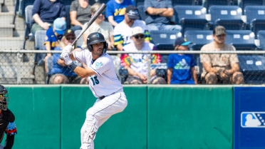 Austin St. Laurent doubles (10) on a sharp line drive to center fielder Roldy Brito. Brandon Eike scores. Ricardo Cova scores.
