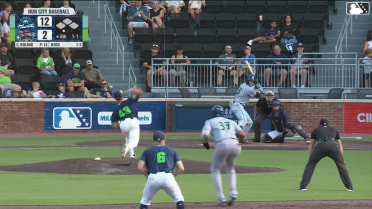 Jack Moss out on a sacrifice fly to center fielder Paxton Kling. Chase Call scores.