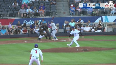 Jake Gelof out on a sacrifice fly to center fielder Druw Jones. Griffin Lockwood-Powell scores.