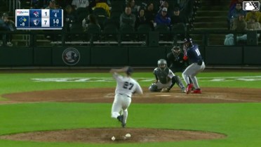 Chris Suero homers (7) on a fly ball to center field. Eli Serrano III scores.