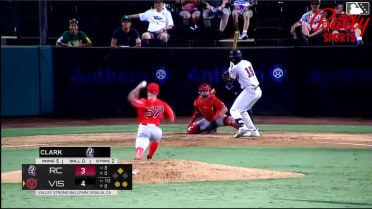 Adriel Radney singles on a line drive to left fielder Jeffery Heard. Weber Neels scores.
