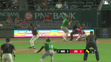 Samuel Basallo's RBI single to center