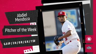Abdiel Mendoza Named NWL Pitcher of the Week