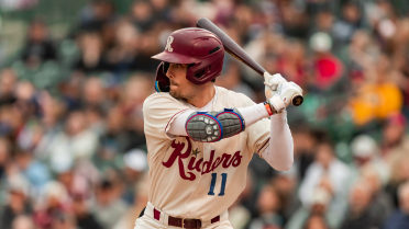Evan Carter homers twice to lead Riders to victory