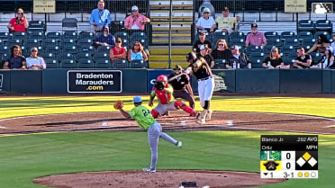 Tony Blanco Jr. goes deep for a second game in a row