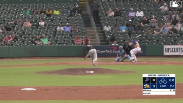 Mac Horvath homers (2) on a fly ball to left field.