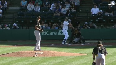 Marlowe's two-run homer to left field for Triple-A