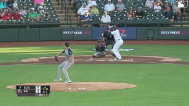 Logan O'Hoppe homers (1) on a fly ball to left field. Danny Jansen scores.
