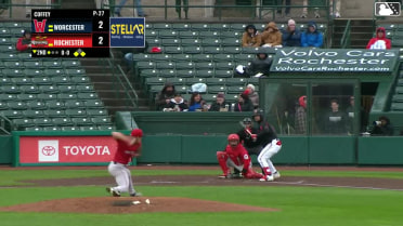 Levi Jordan singles on a soft bunt ground ball to pitcher Isaac Coffey. Abimelec Ortiz scores. Trey Lipscomb to 2nd.