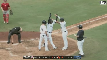 Jose De La Cruz swats a three-run homer