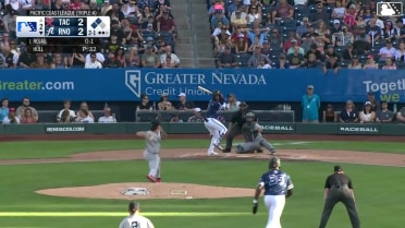 Nick Hull In play, run(s) to Anderdson Rojas