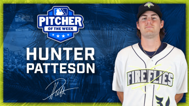 Patteson Named Carolina League Pitcher of the Week