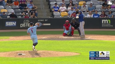 Brandon Drury singles on a sharp line drive to right fielder Gabriel Gonzalez. Peyton Wilson scores.