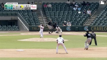 Heston Kjerstad homers (8) on a fly ball to right center field. Carter Young scores. Fernando Peguero scores.