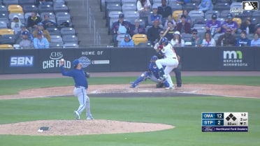 Noah Cardenas homers (4) on a fly ball to left center field.