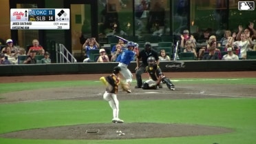 Hyeseong Kim singles on a ground ball to second baseman Christian Moore. Ryan Ward scores. James Tibbs III to 3rd.