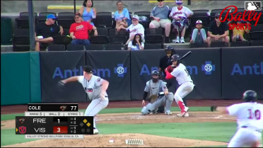 Ethan Cole In play, run(s) to Carlos Virahonda