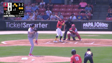 Yoel Tejeda Jr.'s first Single-A strikeout