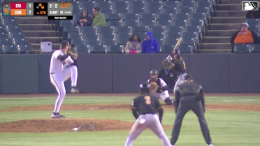 Seth Stephenson homers (1) on a fly ball to left field. E.J. Exposito scores. Aaron Antonini scores.