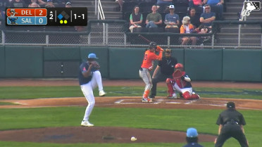 Edwin Amparo singles on a ground ball to right fielder Skylar King. Junior Aybar scores.