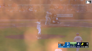 Brock Jones hits a sacrifice bunt. Fielding error by pitcher Hunter Stratton. Tatem Levins scores. Justyn-Henry Malloy to 3rd. Brock Jones to 1st.