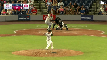 T.J. White grounds into a double play, pitcher Will Bednar to catcher Onil Perez to first baseman Charlie Szykowny. Johnathon Thomas out at home. T.J. White out at 1st.