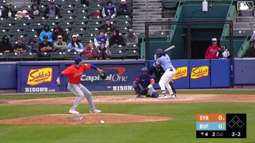Charles McAdoo homers (1) on a fly ball to right center field.