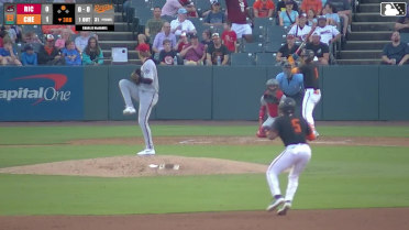 Wehiwa Aloy doubles (5) on a sharp line drive to left fielder Dayson Croes. Fernando Peguero scores.