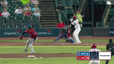 Ivan Johnson singles on a line drive to right fielder Kevin Alcántara. Will Banfield scores. Trey Faltine to 3rd.