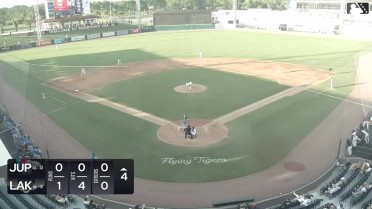 Andres Valor homers (9) on a fly ball to left center field.