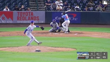 Ricardo Cova grounds into a double play, shortstop Emil Morales to second baseman Joendry Vargas to first baseman Easton Shelton. Korbyn Dickerson out at 2nd. Ricardo Cova out at 1st.