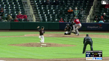 A.J. Vukovich homers (2) on a fly ball to right field. Tommy Troy scores. LuJames Groover scores.