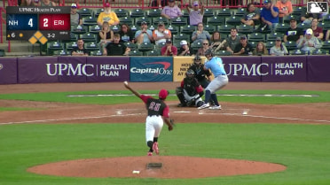 J.R. Freethy grounds into a double play, second baseman Woody Hadeen to first baseman Andrew Jenkins. Charlie Saum out at 2nd. J.R. Freethy out at 1st.