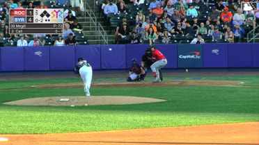 Tylor Megill records his seventh and final strikeout