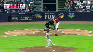 Andrew Navigato homers (4) on a fly ball to left center field. Corey Julks scores. James Outman scores.