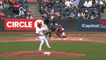 Matthew Ellis homers (10) on a fly ball to left center field.