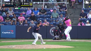 Jose Ramos homers (14) on a fly ball to left center field. Corey Collins scores.