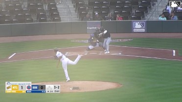 Kenny Piper homers (5) on a fly ball to left center field.