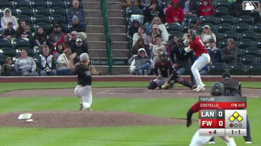 Jack Costello grounds into a double play, shortstop Justin Riemer to second baseman Jared Sprague-Lott to first baseman C.J. Pittaro. Kavares Tears out at 2nd. Jack Costello out at 1st.