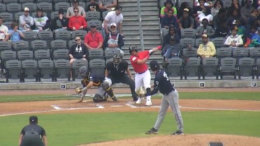 Andrew Lindsey's first strikeout of the season