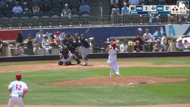 Justin Johnson singles on a sharp line drive to left fielder Manuel Pena. Colton Becker scores. Omar Hernandez to 2nd.