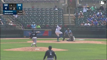 Moisés Ballesteros strikes out on a foul tip.